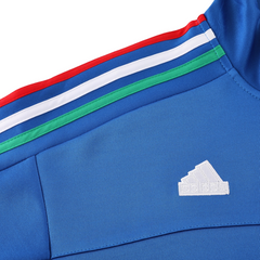 Conjunto de chaqueta y pantalón Adidas azul, verde, blanco y rojo para clima frío