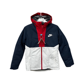 Giacca a vento Nike blu rossa bianca