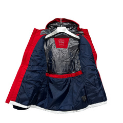 Giacca a vento Nike blu rossa bianca