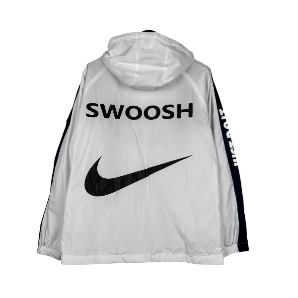 Corta Vento Nike Branca, Cinza e Azul - VENI Futebol