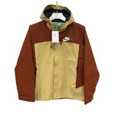 Giacca a vento arancione gialla Nike