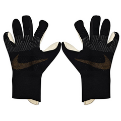 Guantes de portero Nike Vapor Dynamic Fit Elite negros y dorados