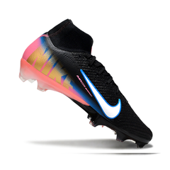 Nike Air Zoom Mercurial Superfly 10 Elite Black Pink and Blue Firm Ground FG Football Boot