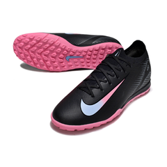 Botas de fútbol Nike Zoom Mercurial Vapor 16 Elite Turf TF negras, azules y rosas