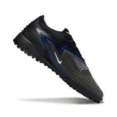 Nike Zoom Mercurial Vapor 16 Elite Black Blue and Orange Turf TF Football Boot