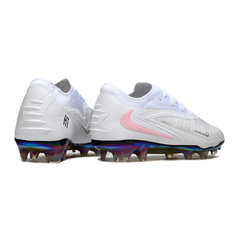 Nike Phantom 6 Elite White and Pink Firm Ground FG Football Boot