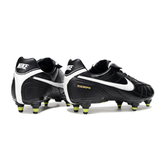 Scarpa da calcio Nike Tiempo Legend 5 Elite SG con tacchetti misti, nera e bianca