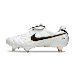Botas de fútbol Nike Tiempo Legend 5 Elite blancas con tacos mixtos SG