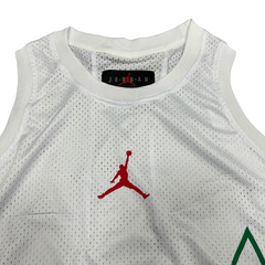 Camiseta sin mangas Jordan blanca
