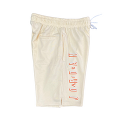 Pantalones cortos Jordan beige, blancos y rojos