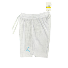 Jordan White and Light Blue Shorts
