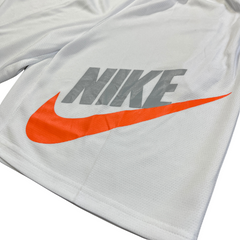 Nike White Grey Orange Shorts