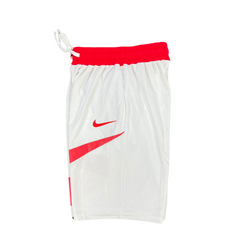Pantaloncini Nike bianchi e rossi