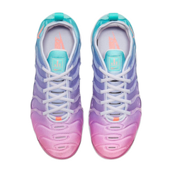 Tênis Nike Air VaporMax Plus Branco, Azul e Roxo Claro - VENI Futebol