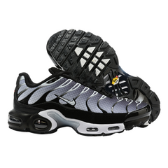 Zapatillas casuales Nike Air Max Plus TN blancas, plateadas y negras