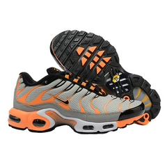Scarpe casual Nike Air Max Plus TN grigie e arancioni