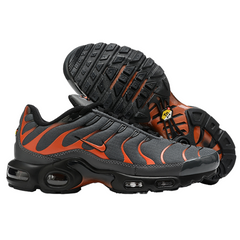 Scarpe casual Nike Air Max Plus TN grigie e arancioni