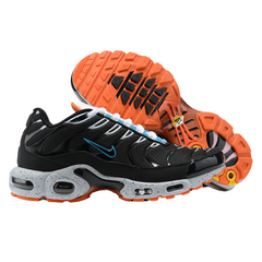Nike Air Max Plus TN Black White Orange Casual Shoes