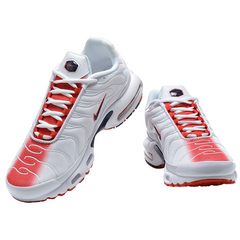 Scarpe casual Nike Air Max Plus TN bianche rosse universitarie