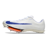 Scarpe da corsa chiodate Nike Air MaxFly 2 bianche e blu