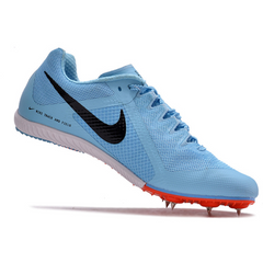 Zapatillas de running con clavos Nike Rival M10 azul claro