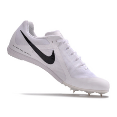 Zapatillas de running con clavos Nike Rival M10 blancas