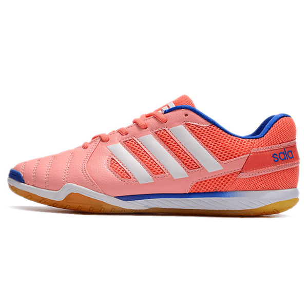 Chuteira Futsal Adidas Top Sala IC Rosa e Branca - VN Esportes