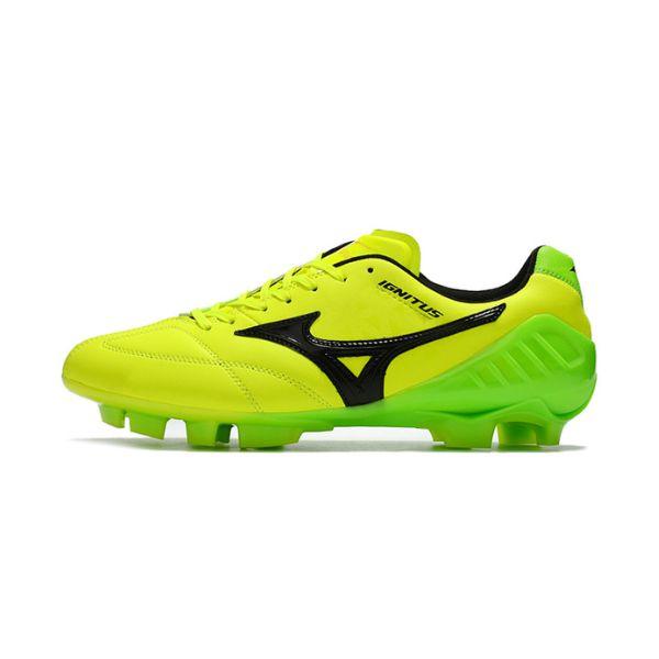 Chuteira Mizuno Wave Ignitus 4 Amarela e Verde - VN Esportes