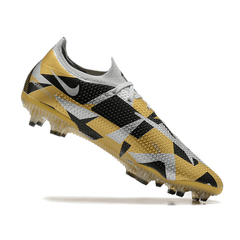 Chuteira Campo Nike Phantom GT 2 Elite FG Amarela,Cinza e Preta - VN Esportes