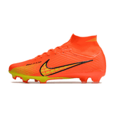 Chuteira Campo Nike Zoom Mercurial Superfly 9 Elite FG Laranja e Amarela - VN Esportes