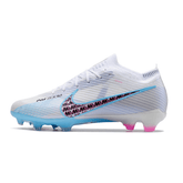 Chuteira Campo Nike Zoom Mercurial Vapor 15 Elite FG Cinza,Azul e Rosa - VN Esportes