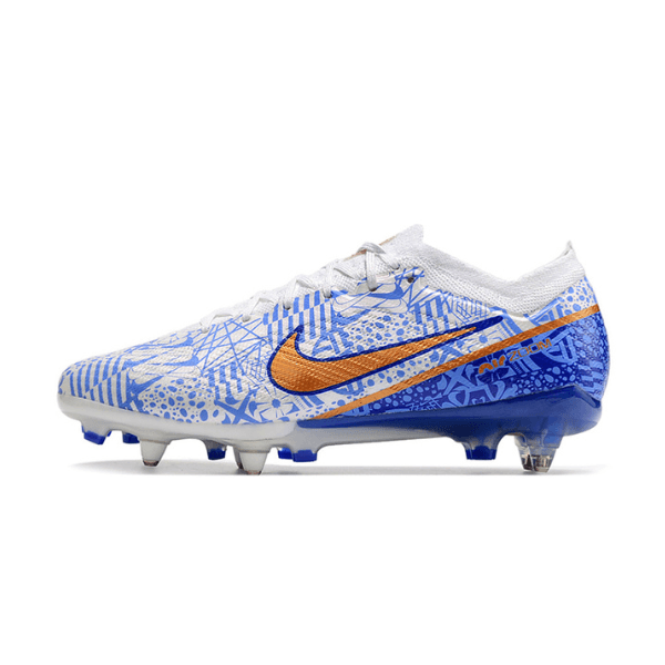 Chuteira Campo Nike Zoom Mercurial Vapor 15 Elite SG Ponta de Aluminio Azul CR7 - VN Esportes