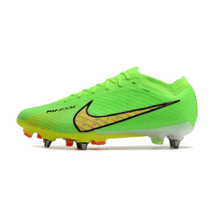 Chuteira Campo Nike Zoom Mercurial Vapor 15 Elite SG Trava Mista Verde e Amarela - VN Esportes