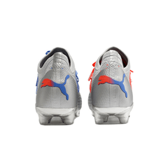 Chuteira Campo Puma Future Z 1.3 FG Cinza,Azul e Laranja - VN Esportes