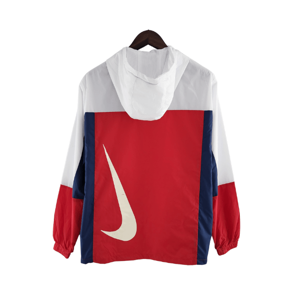 Corta Vento Nike Vermelho e Branco - VN Esportes
