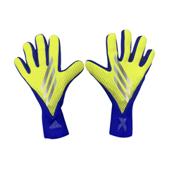 Luva Predator X Pro Amarelo e Azul - VN Esportes