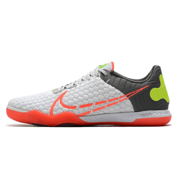 Chuteira Futsal Nike Reactgato IC Branca e Cinza - VN Esportes