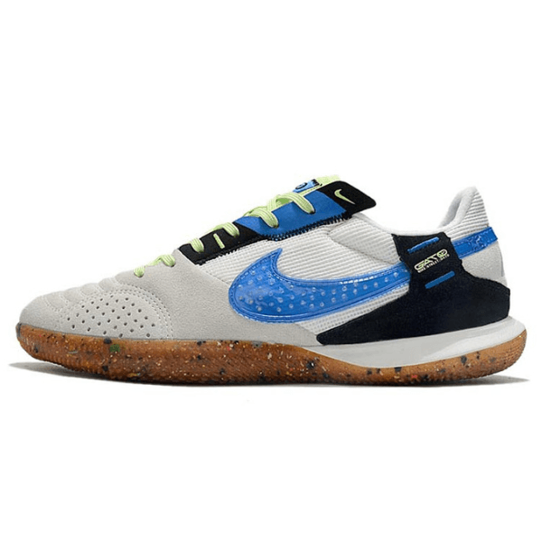 Chuteira Futsal Nike Streetgato IC Branco,Preto e Azul - VN Esportes