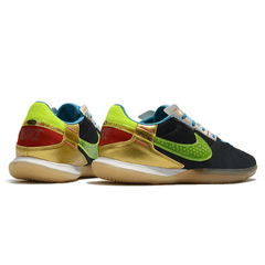 Chuteira Futsal Nike Streetgato IC Preto e Dourado - VN Esportes