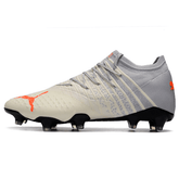 Chuteira Puma Future Z 1.3 FG Branca e Cinza - VN Esportes