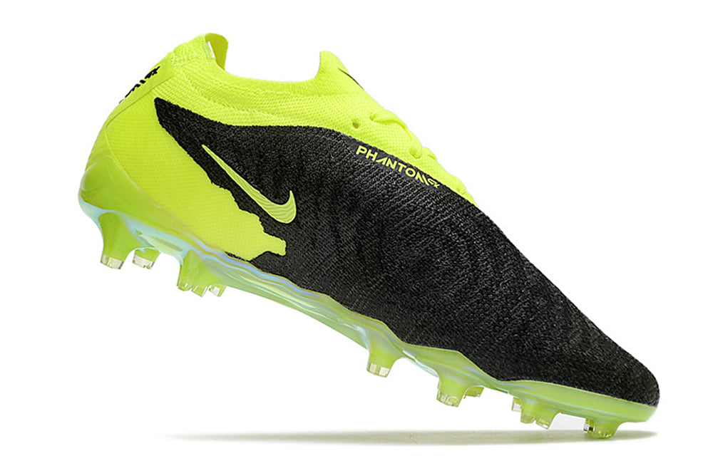 Chuteira Campo Nike Phantom GX Elite FG Preta e Verde - VENI Futebol