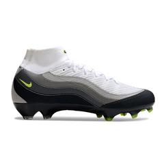 Nike Air Zoom Mercurial Superfly 10 Elite Air Max 95 Pack Black and White Firm Ground FG Kids Football Boot