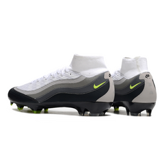 Nike Air Zoom Mercurial Superfly 10 Elite Air Max 95 Pack Black and White Firm Ground FG Kids Football Boot