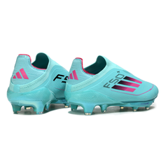 Adidas F50+ Elite Laceless Light Blue Firm Ground FG Football Boot