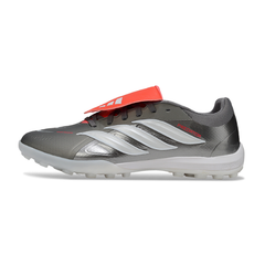Scarpa da calcio Adidas Predator 26 Elite Tongue grigio bianco e arancione Turf TF 
