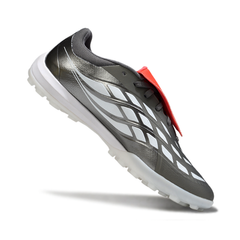 Scarpa da calcio Adidas Predator 26 Elite Tongue grigio bianco e arancione Turf TF 