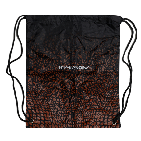 Borsa da calcio Nike Hypervenom nera e arancione