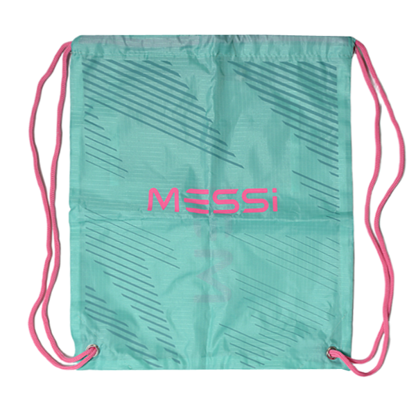 Bolsa para botas Adidas Messi azul claro y rosa