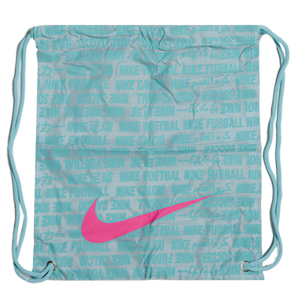Nike Light Blue and Pink Boot Bag