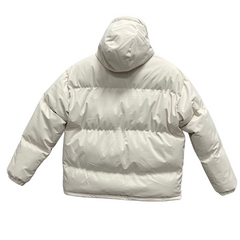 Chaqueta acolchada beige de Nike